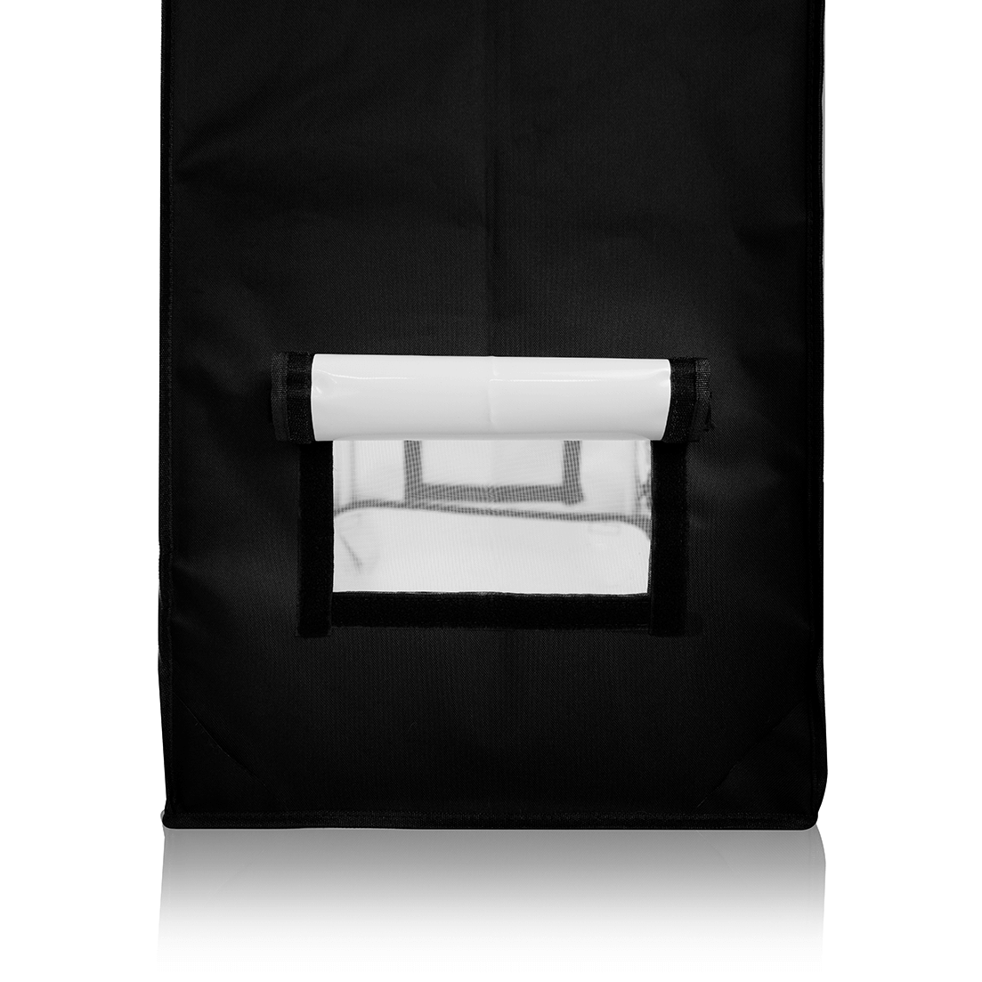 Camo Grow L-Box Growzelt mit Sichtfenster, ideal für optimale Belüftung und Lichtreflexion.