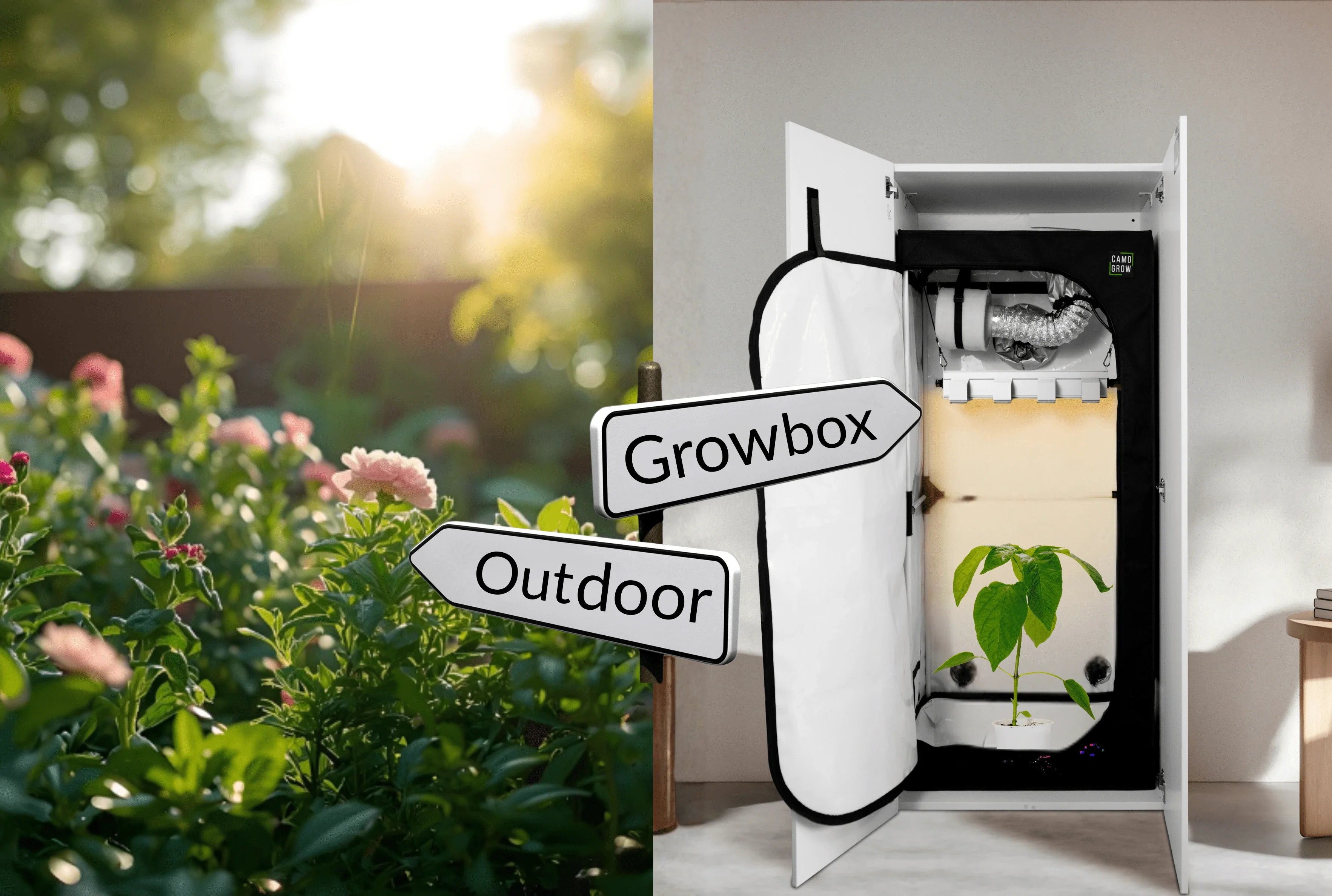 Growbox vs. Outdoor Was lohnt sich mehr für Anfänger